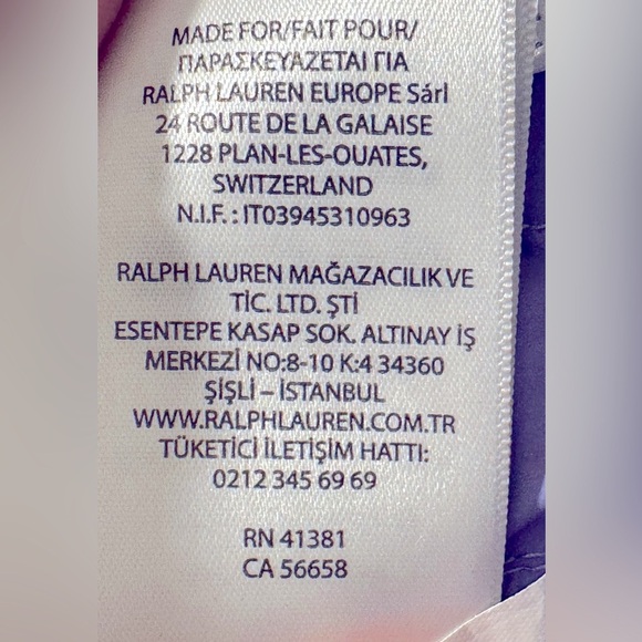 POLO BY RALPH LAUREN EUC Sz 5  Purple Puffer Vest - Picture 8 of 9